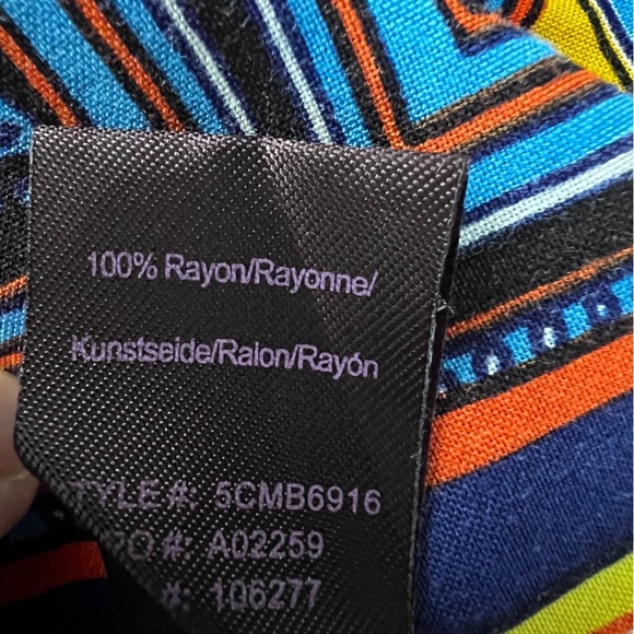 Hale Bob Mixed Print Satin Shift Dress Size Small - Picture 12 of 16